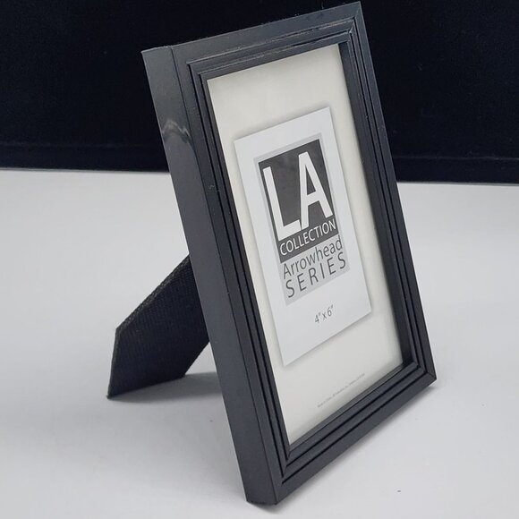 LA Collection Arrowhead Series Black Photo Frame 4" X 6" Modern Design - Picture 7 of 12